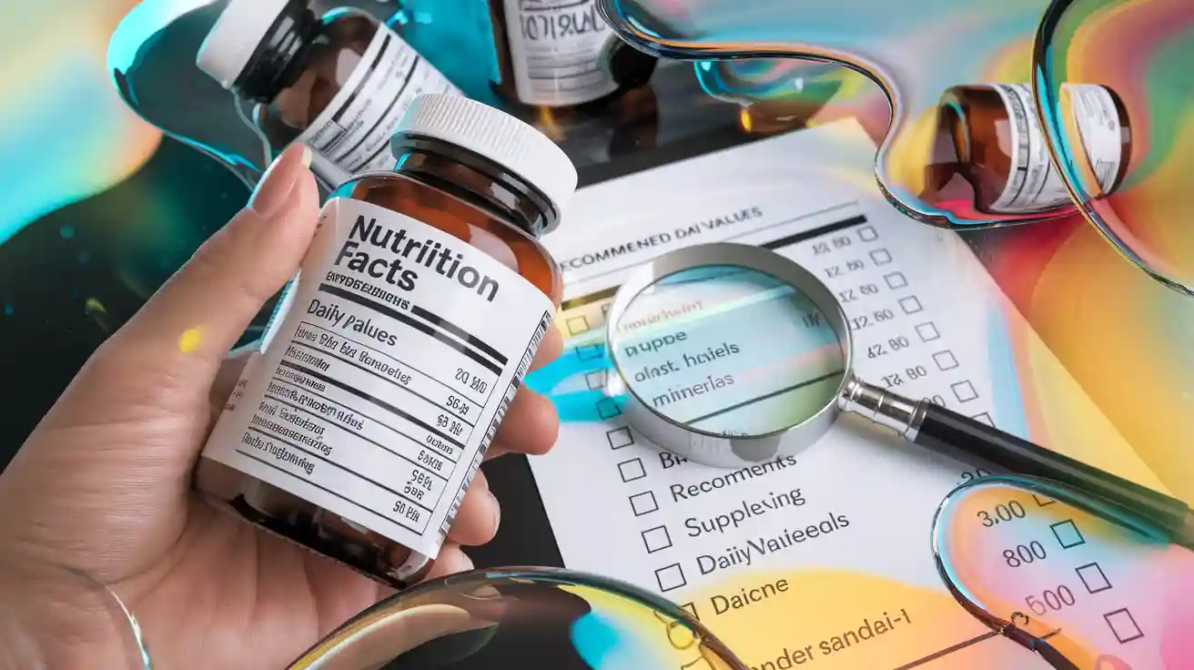 Understanding daily values on supplement labels