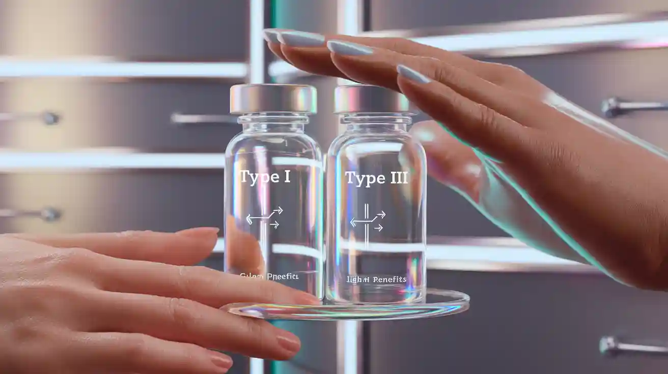 Hydrolyzed collagen peptides type I vs type III for skin benefits