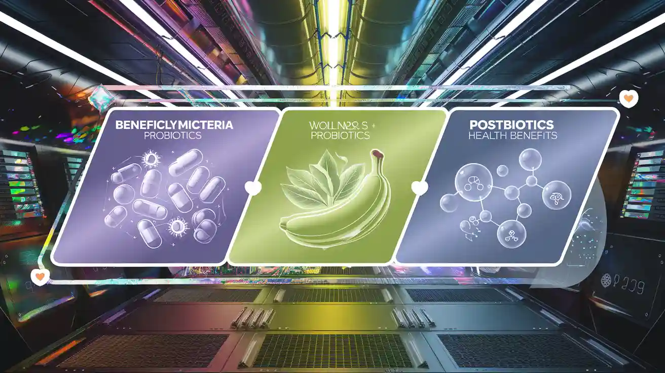 Postbiotics benefits vs probiotics vs prebiotics benefits